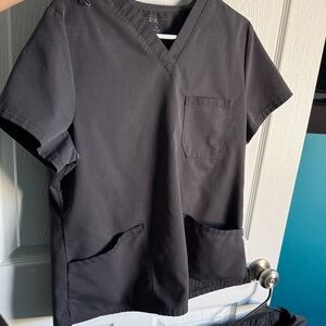 Classic Black Women's Short Sleeve Top